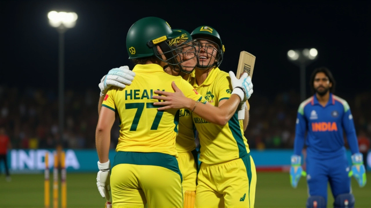Alyssa Healy’s 142 secures record chase as Australia beats India in WC