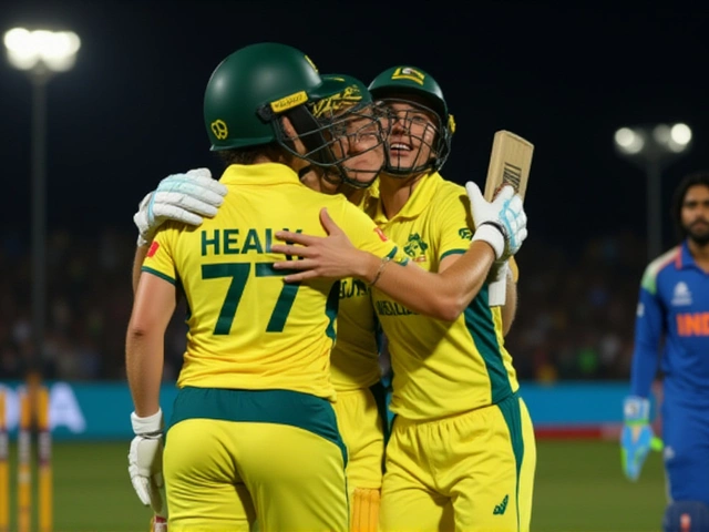 Alyssa Healy’s 142 secures record chase as Australia beats India in WC