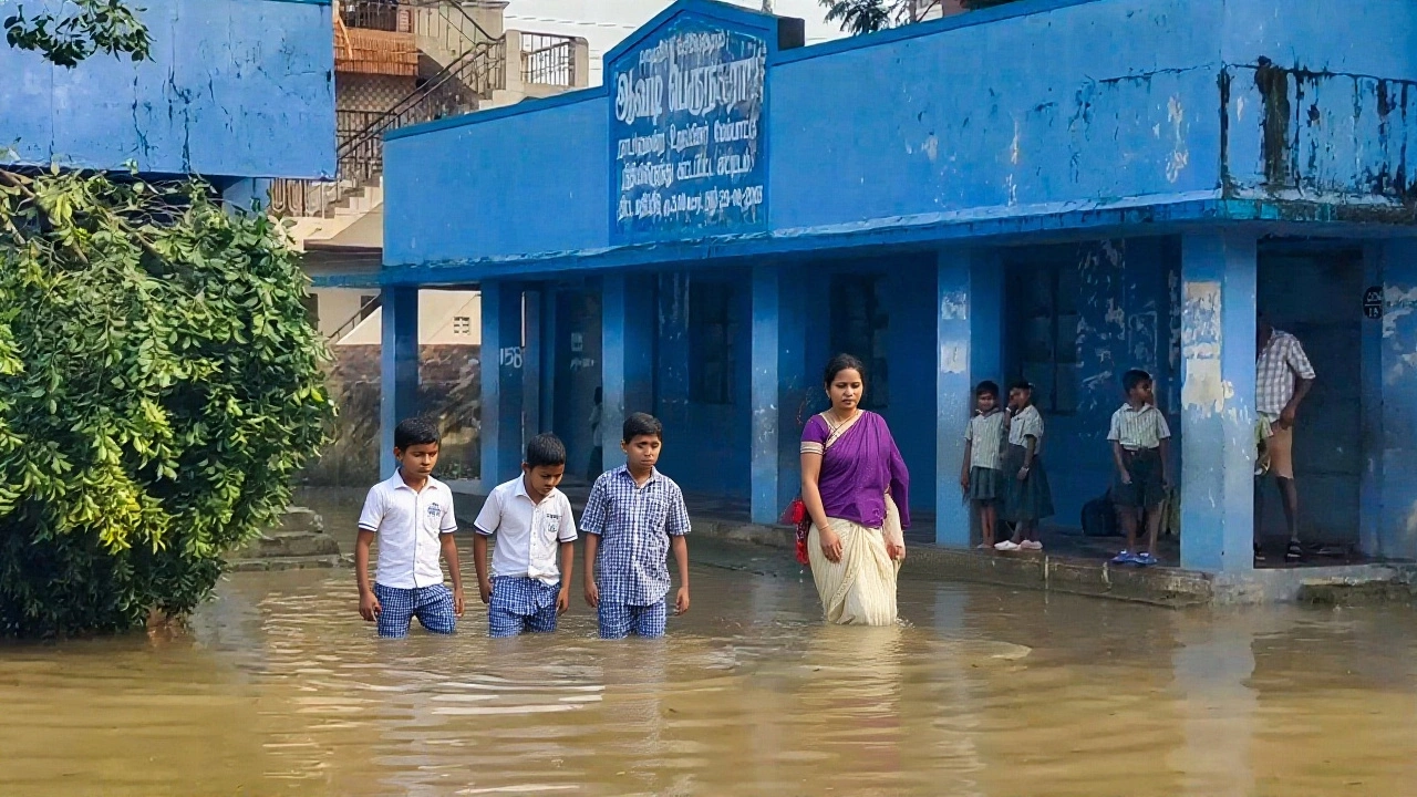 Tamil Nadu Schools Shut as Heavy Rains Trigger Widespread Closures on November 17-18, 2025